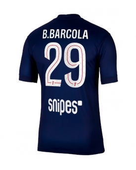 Billige Fotballdrakt Paris Saint-Germain Bradley Barcola #29 Replika Hjemmedrakt 2025-26 Kortermet Billige Fotballdrakt Paris Saint-Germain Bradley Barcola #29 Replika Hjemmedrakt 2025-26 Kortermet